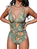 CUPSHE Women's One Piece Swimsuit - Tummy Control Deep V