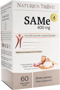 Nature's Trove SAM-e 400mg 60 Enteric Coated Caplets - Joint & Mood