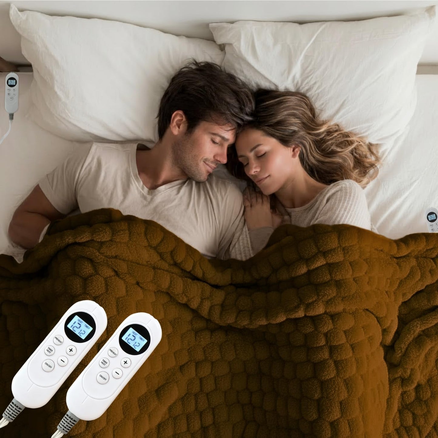 Electric Heated Blanket 90ft'x100ft' for Ultimate Comfort and Warmth