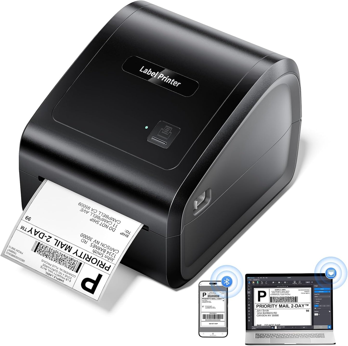 Wireless Thermal Label Printer: D550 Pro