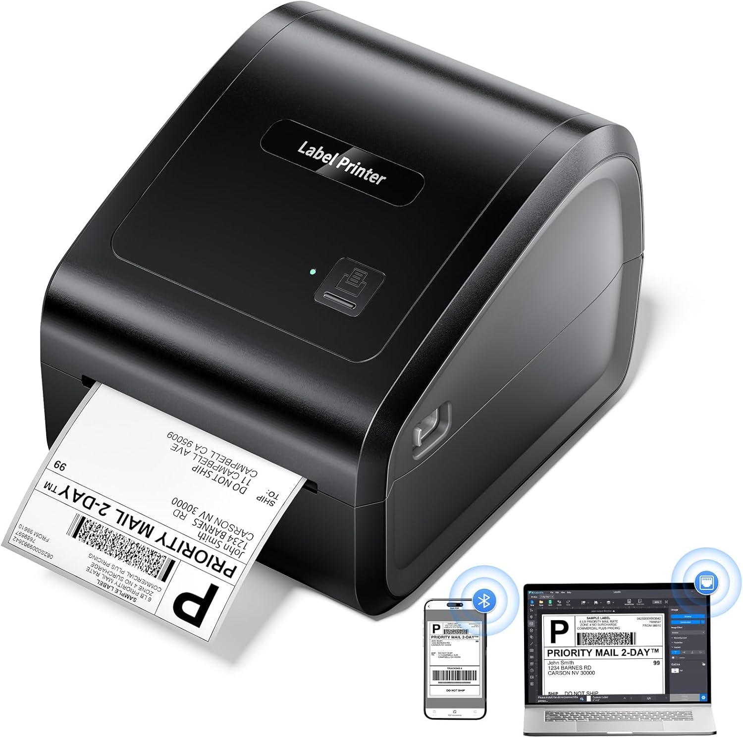 Wireless Thermal Label Printer: D550 Pro