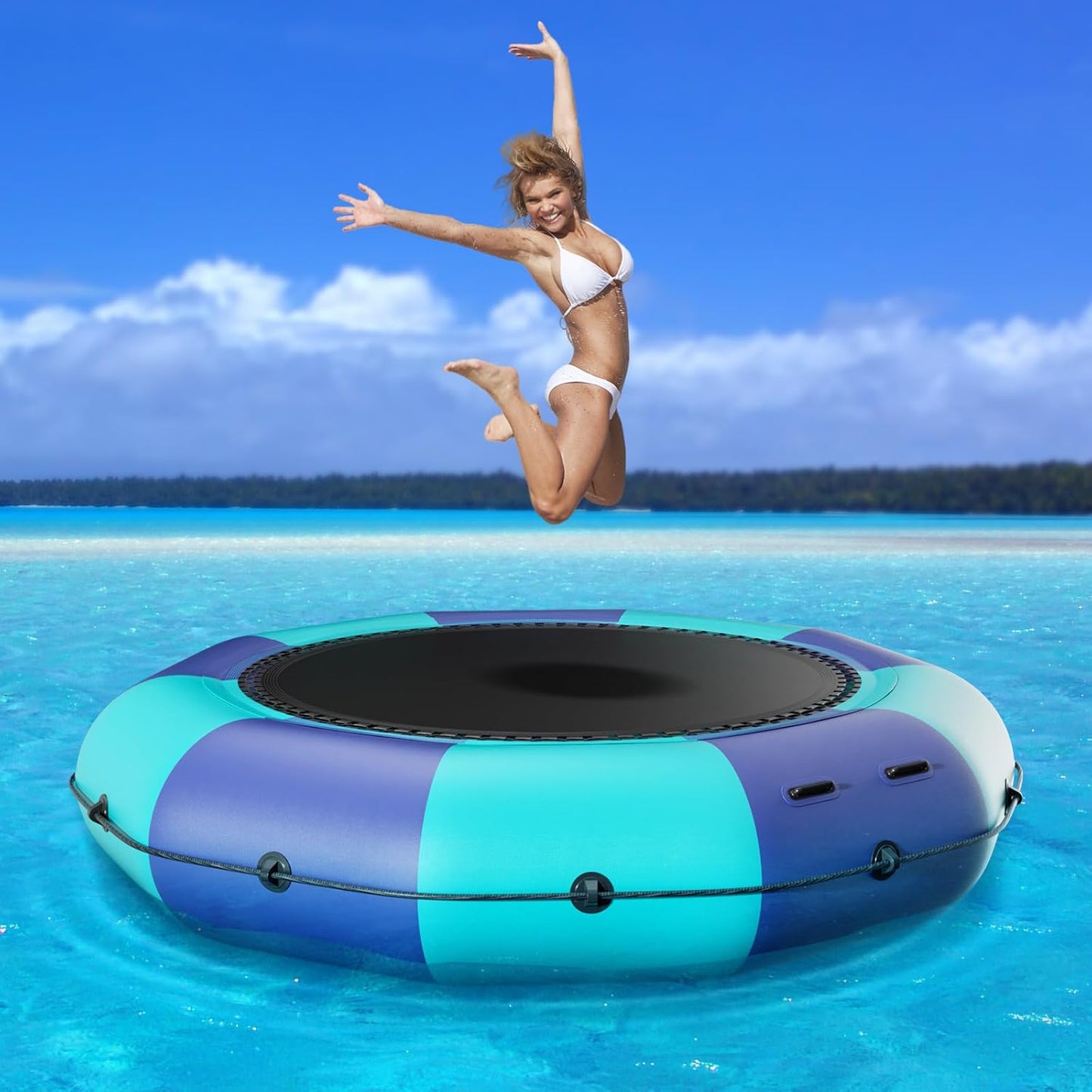 Inflatable Water Trampoline for Lake - Fun for All Ages