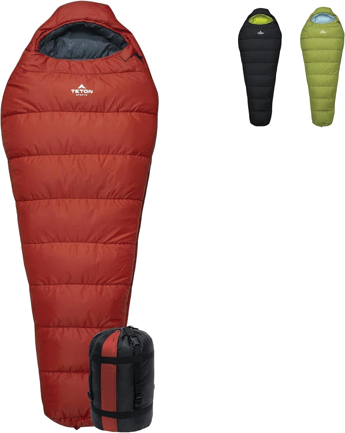 Teton LEEF Lightweight Mummy Sleeping Bag for Camping and Hiking