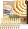 EMITEVER COB LED Strip Lights Warm White 3000K 25ft - High Density