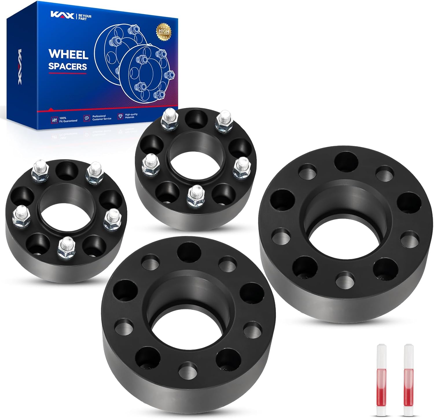 KAX 5x115 Wheel Spacers - Forged 2 Inch Hub Centric Spacers