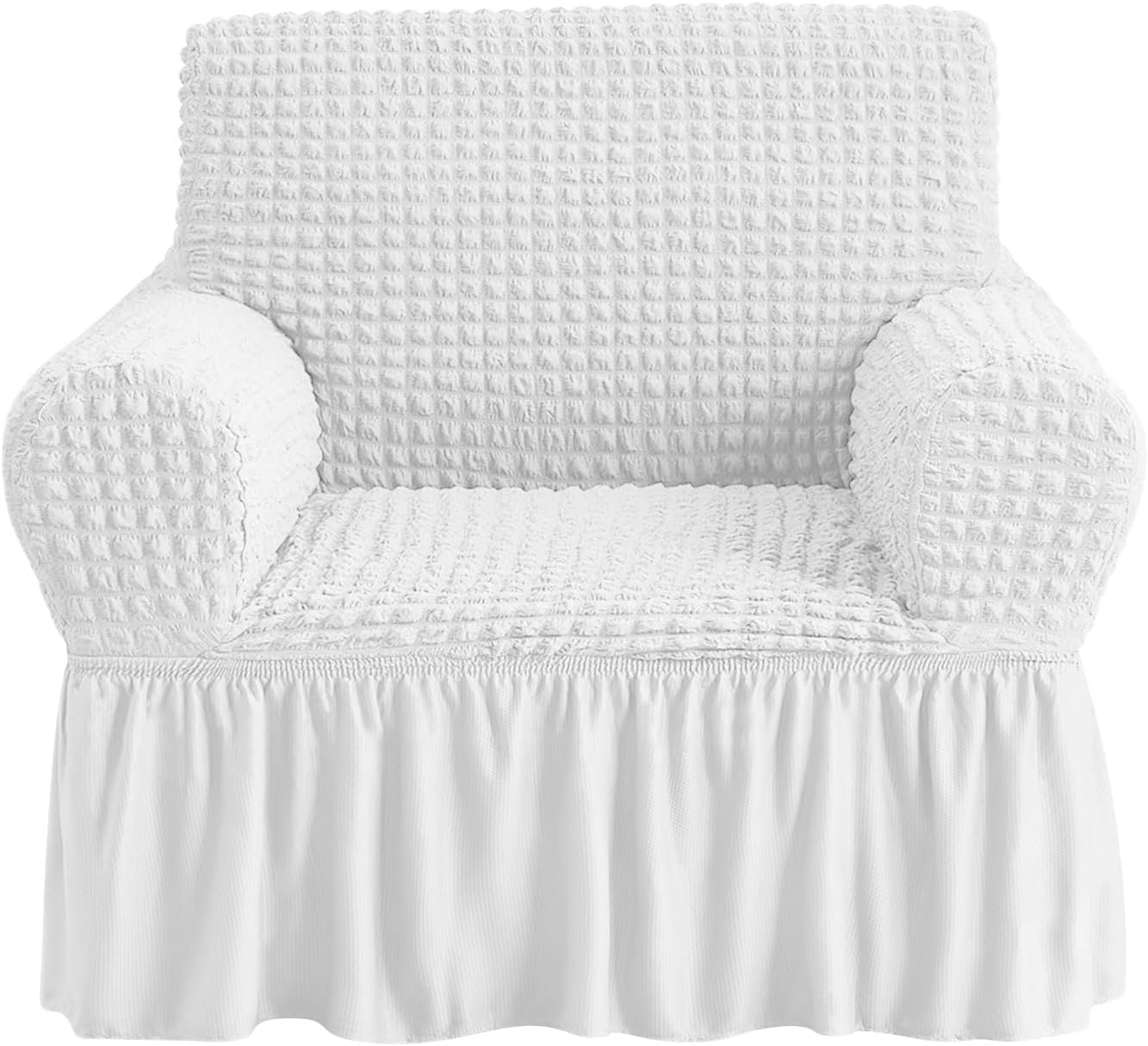 NICEEC Armchair Slipcover - Durable White Furniture Protector