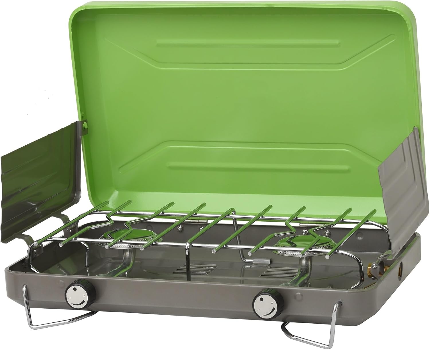 Portable Camping Stove Grill by Flame King - Easy Outdoor Cooking!
