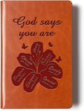 Christian Gifts Leather Notebook Bible Verse Faith Religious Writing