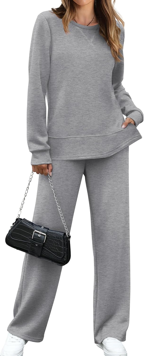 OFEEFAN Women's 2 Piece Lounge Set for Travel and Comfort