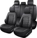 Car Seat Covers Full Set Leather Seat Covers for Cars - Waterproof in