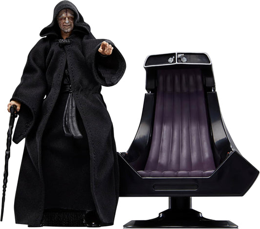 Emperor Palpatine 6 Inch Action Figure with Throne for Collectors