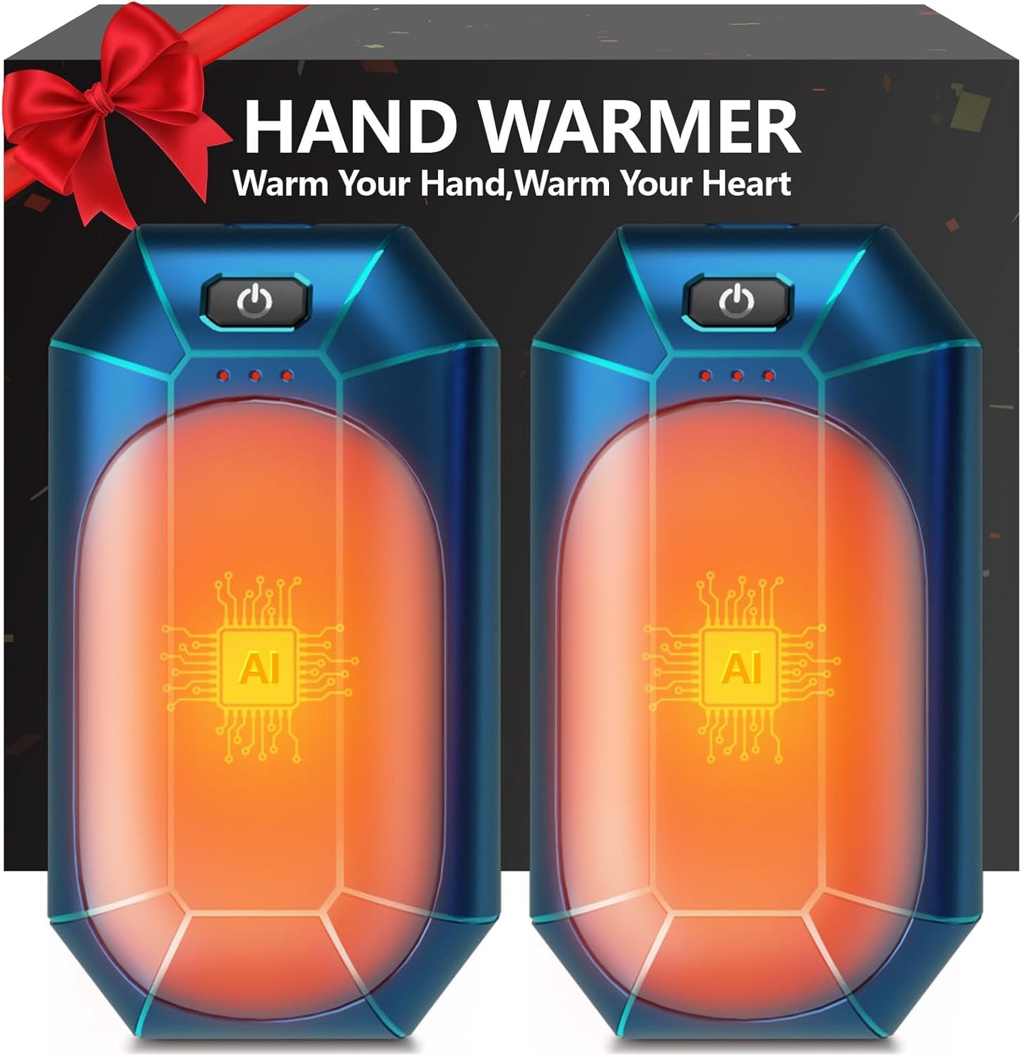 Stay Warm Anywhere with Rechargeable Hand Warmers - 2 Pack