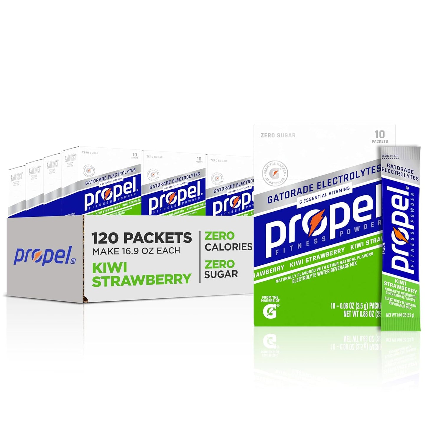 Propel Electrolyte Enhanced Water Drink Mix Packets for Hydration