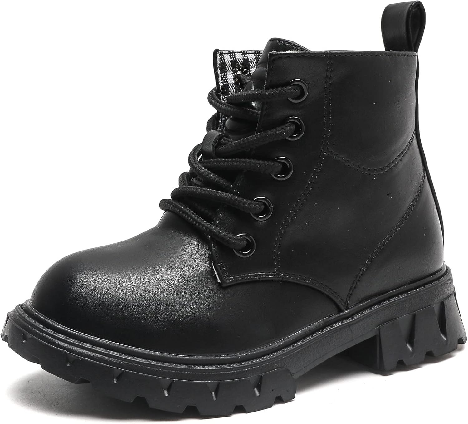 DADAWEN Boys Girls Glitter Ankle Boots for Kids Stylish Comfort