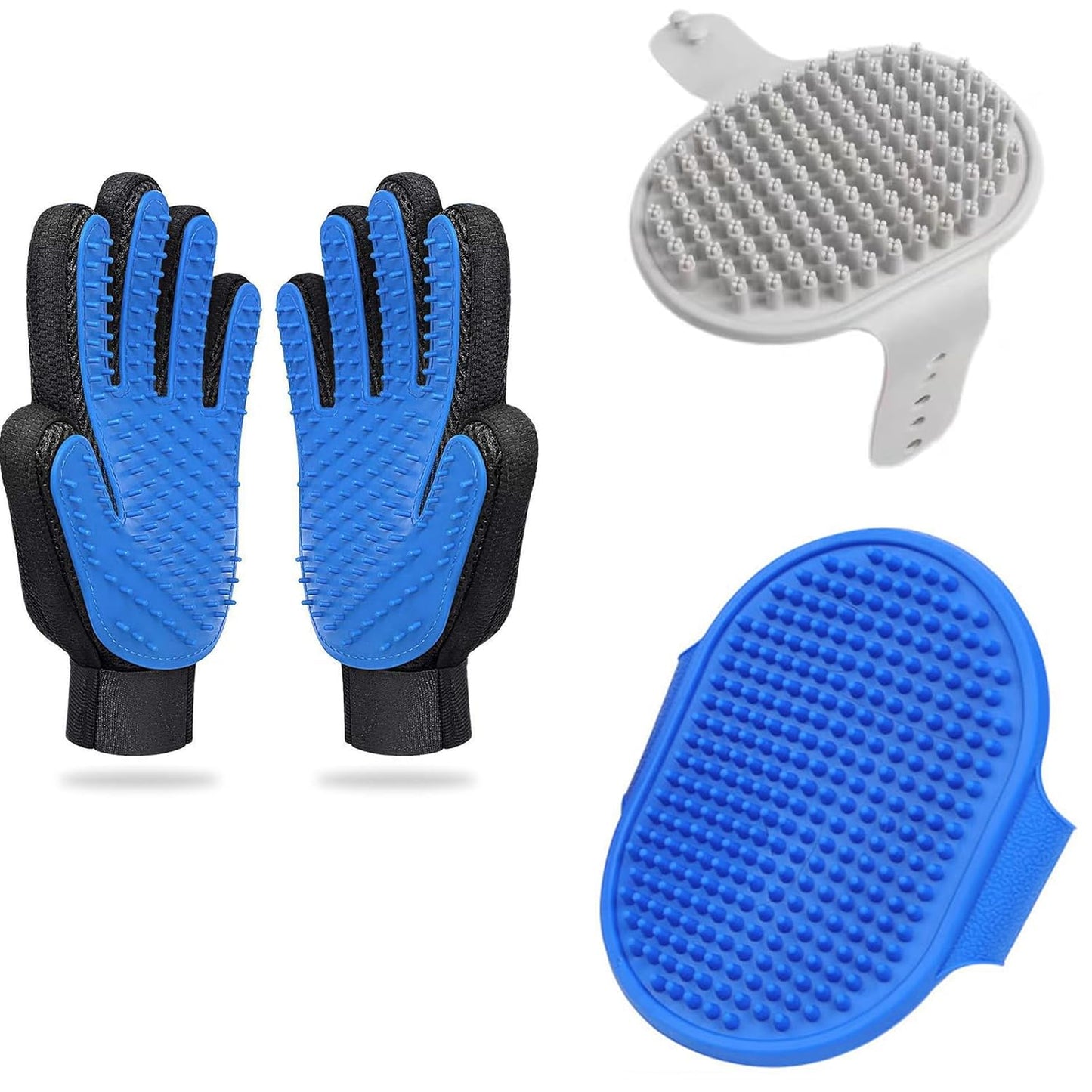 Pet Grooming Set: Bathe, Massage, Remove Fur