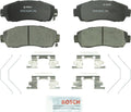 BOSCH QuietCast BC1521 Ceramic Front Brake Pad Set - Quiet, Low Dust