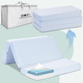 Trifold Pack and Play Mattress 38x26 - Dual Sided Firm & Soft