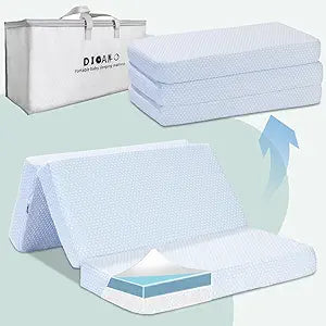 DIBAKO Pack N Play Mattress for Infants & Toddlers, 38x26 in