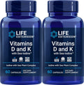 Vitamins D and K with Sea-Iodine 60 Capsules (2pack) - Bone & Thyroid
