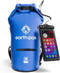 Earth Pak Waterproof Dry Bag with Zippered Pocket - Keeps Gear Dry PVC