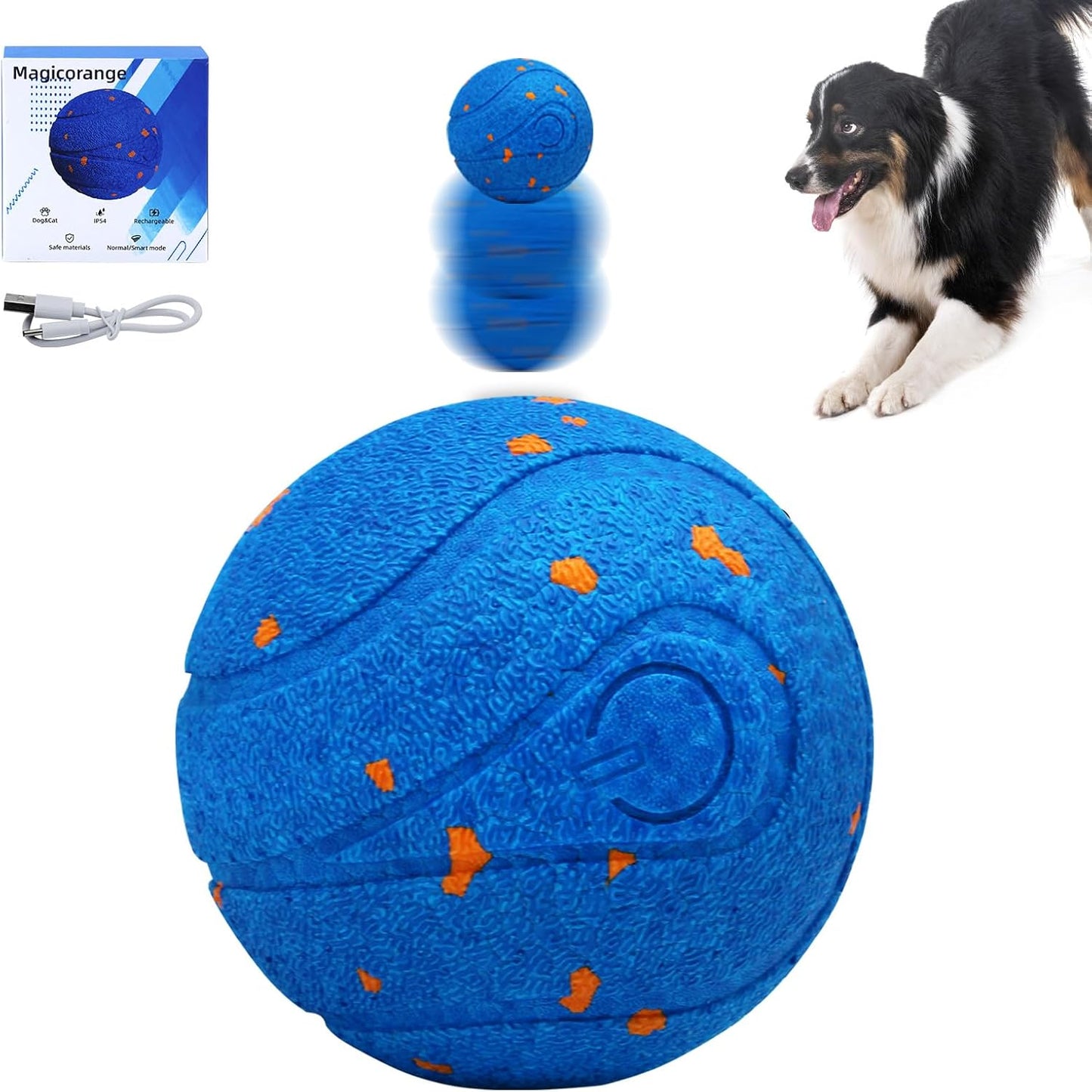 Interactive Dog Toys for All Breeds - Magicorange Rolling Ball