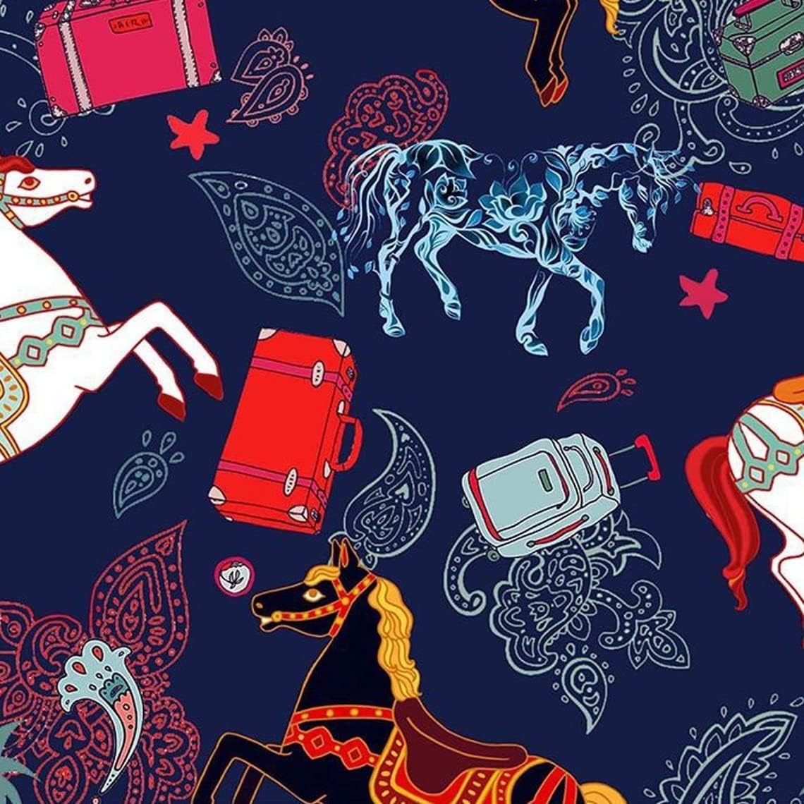 100% Combed Cotton Printed Fabric for Quilts and Crafts