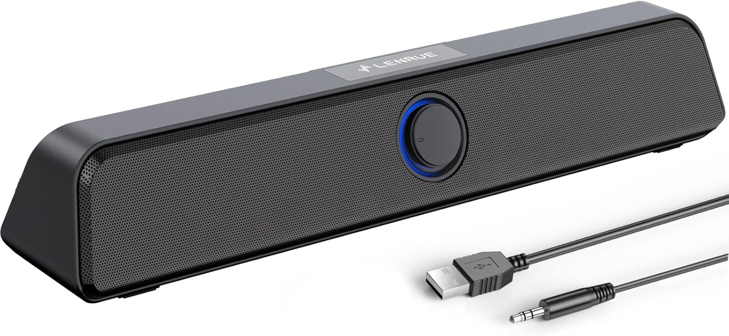 LENRUE Dual 5W USB-Powered PC Speaker