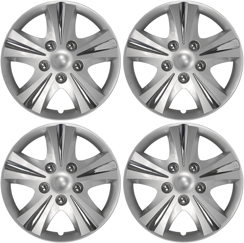 Custom Accessories 4-Pack 15in SGT-5 Wheel Covers for Cars