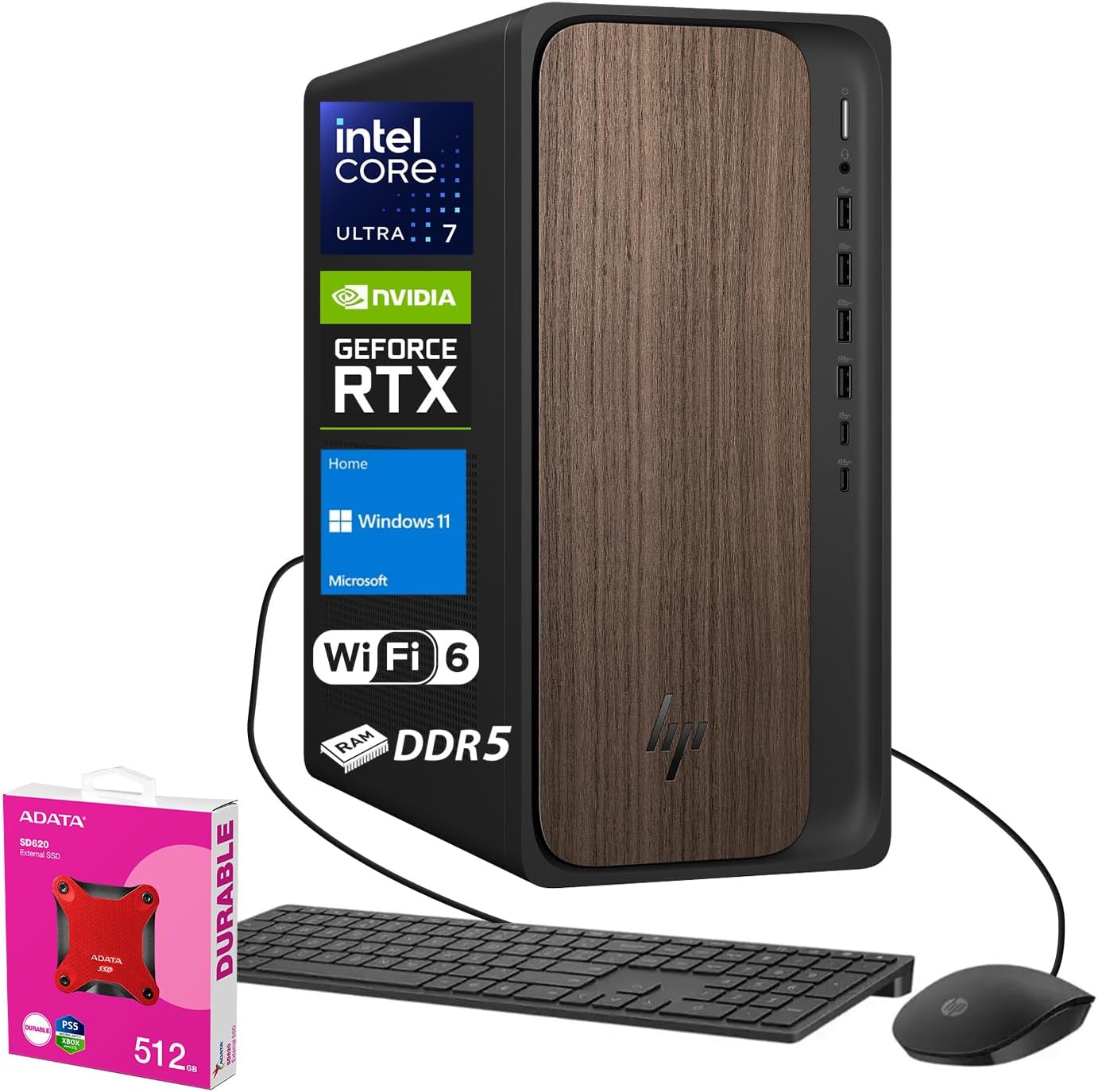 HP 2025 OmniDesk Business Desktop with Intel Core Ultra 7
