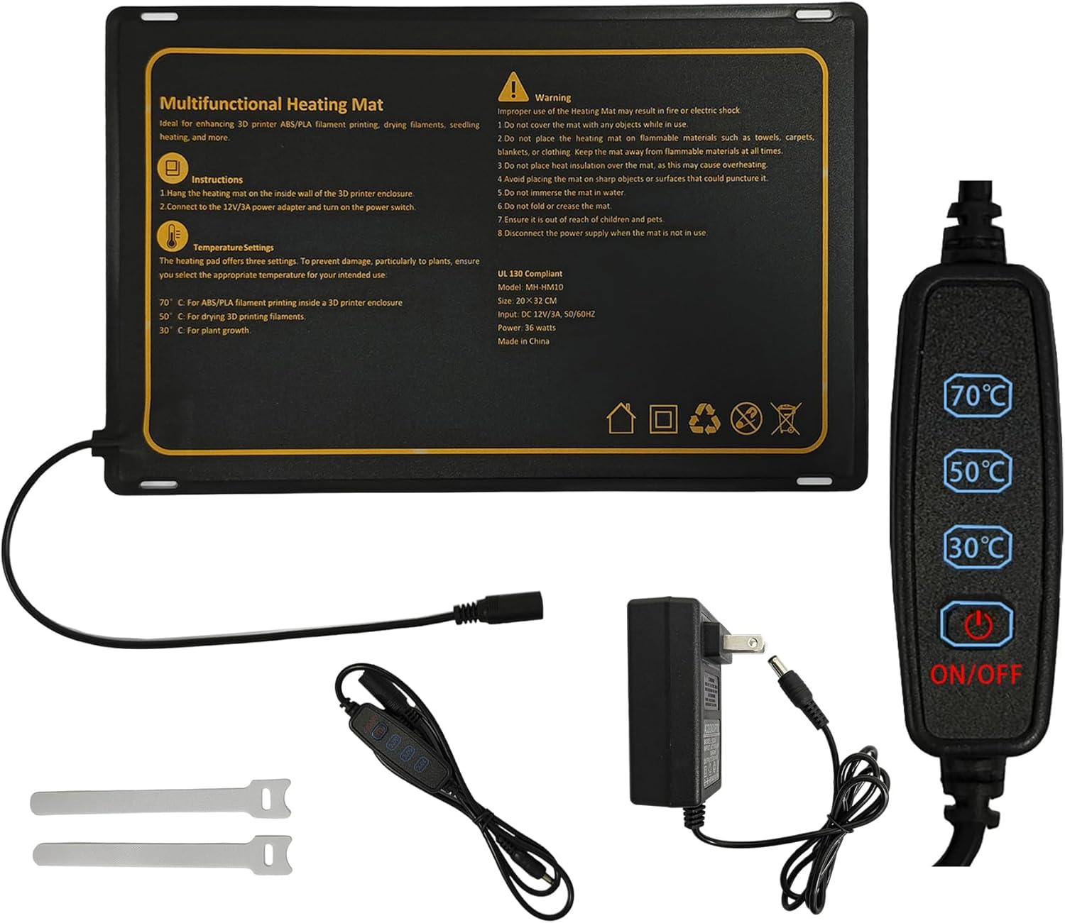 Smart Heating Mat for Precise Temperature Control