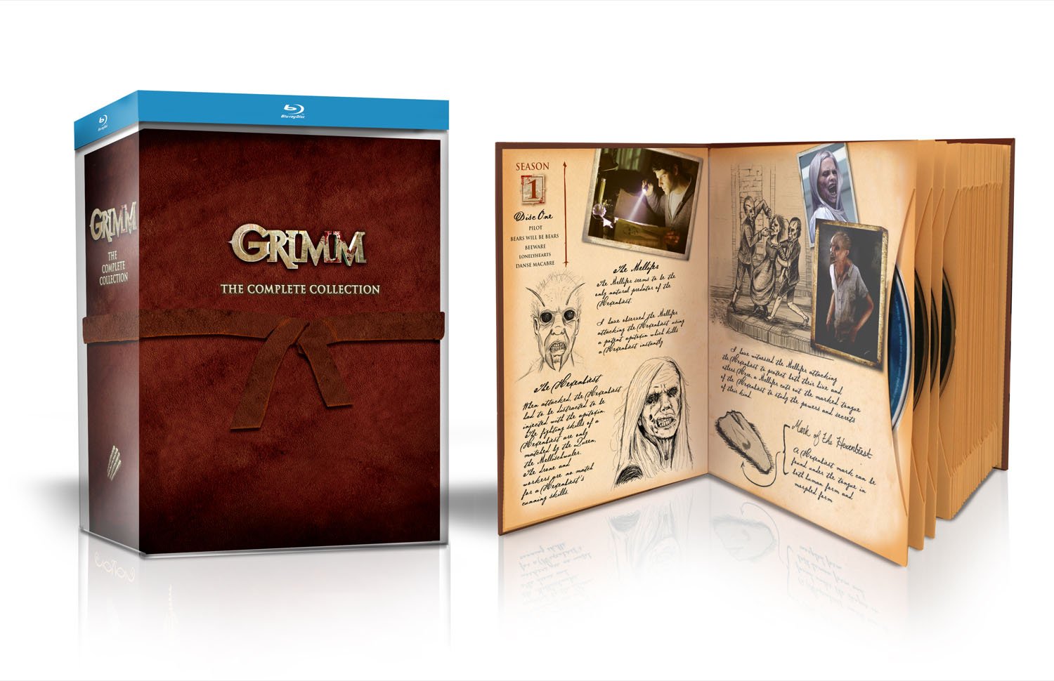 Grimm: The Complete Collection Blu-ray Set for Fantasy Lovers