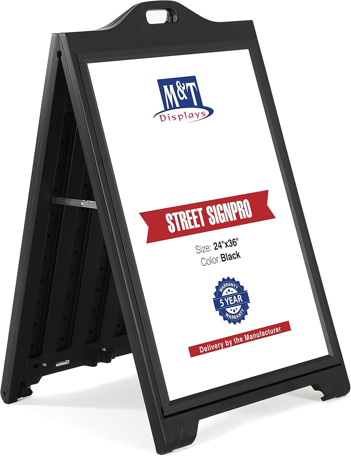 M&T Displays Street SignPro A-Frame Portable Advertising Display