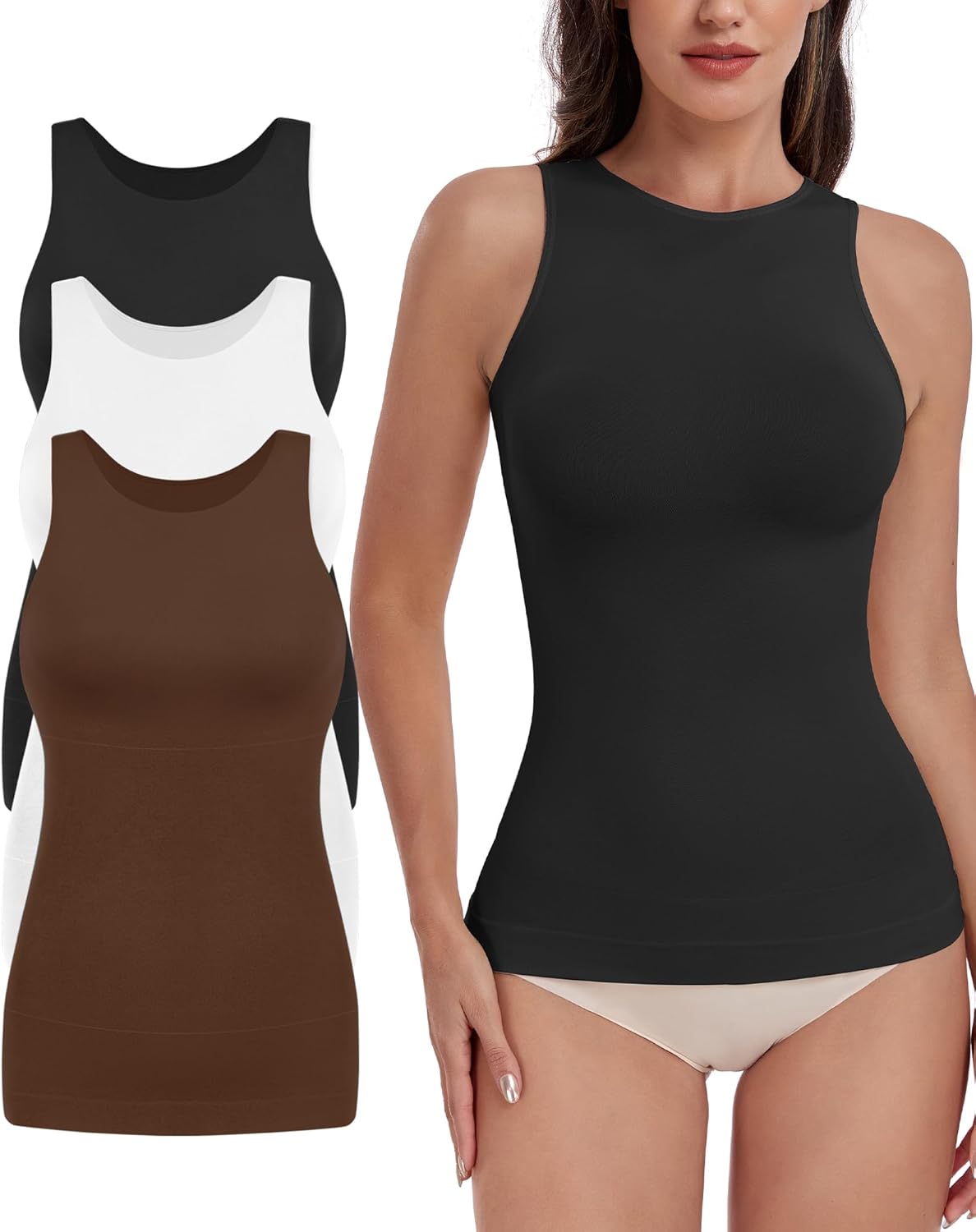 EUYZOU Women Shapewear Tummy Control Tank Tops for Comfort