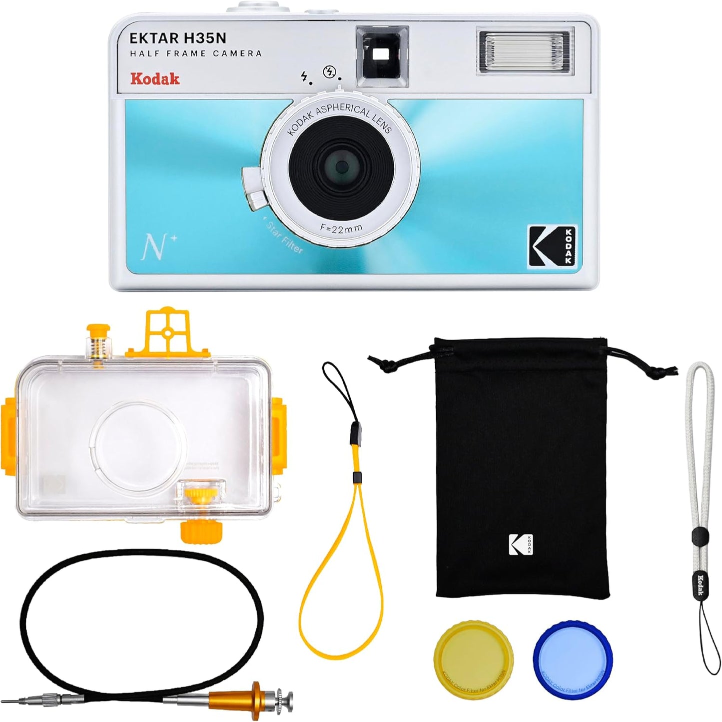 KODAK EKTAR H35N Half Frame Film Camera for Creative Photography