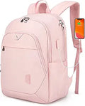 BAGSMART Travel Laptop Backpack for Women, 15.6 Inch
