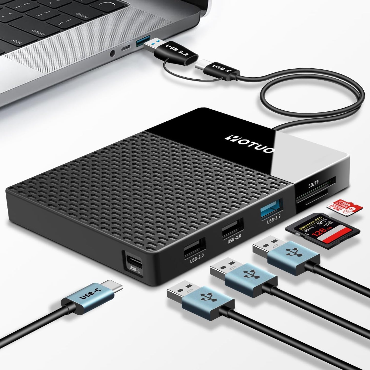 2TB Docking Station External Hard Drive Storage for All Devices