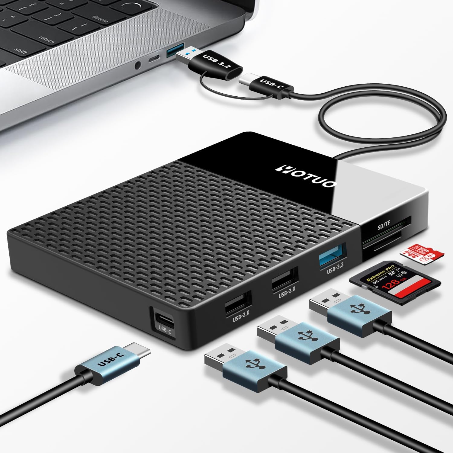 2TB Docking Station External Hard Drive Storage for All Devices