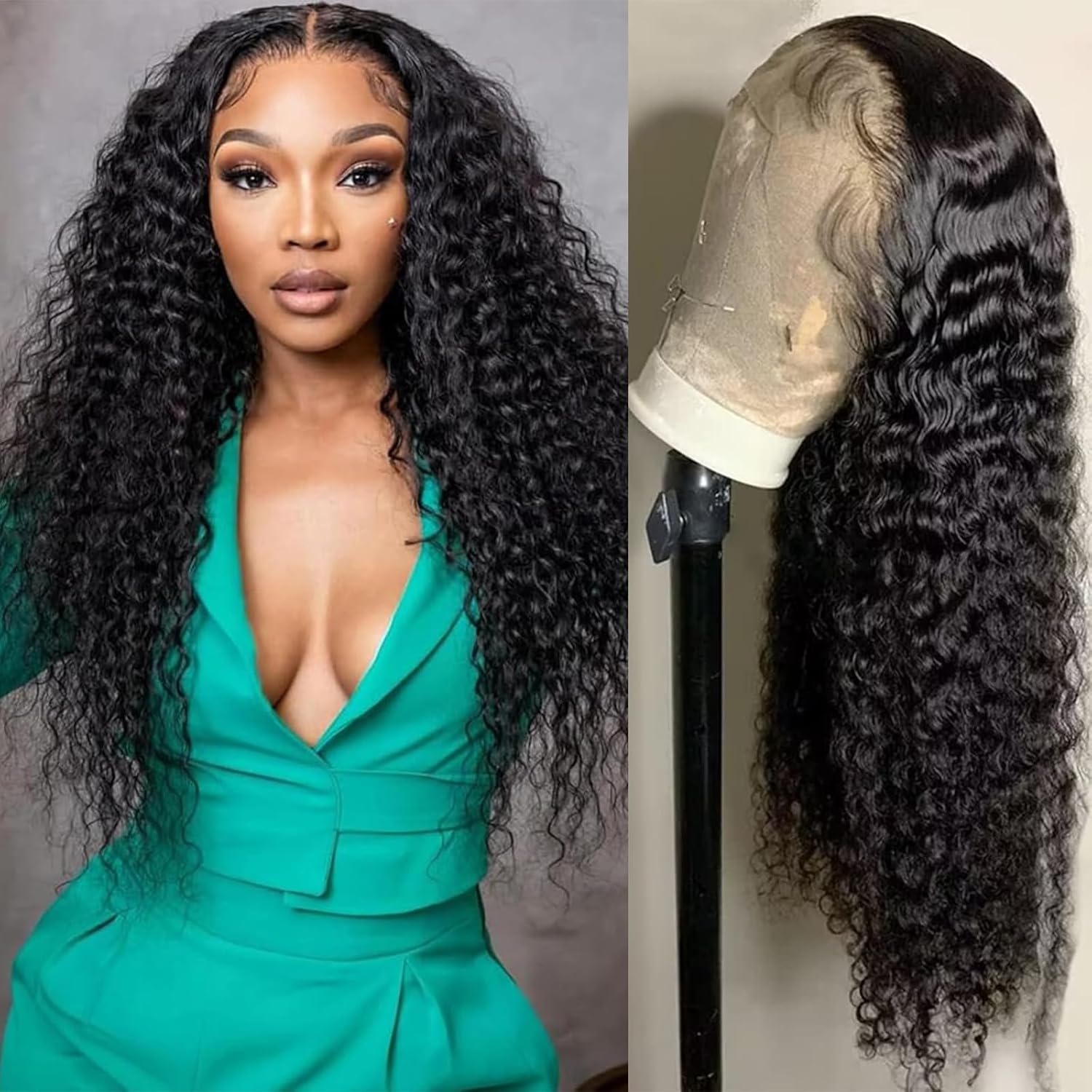 13x6 Deep Wave Lace Front Wigs for Natural Gorgeous Styles