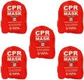 CPR Rescue Mask 5-Pack Soft Case Kit - Adult/Child & Infant