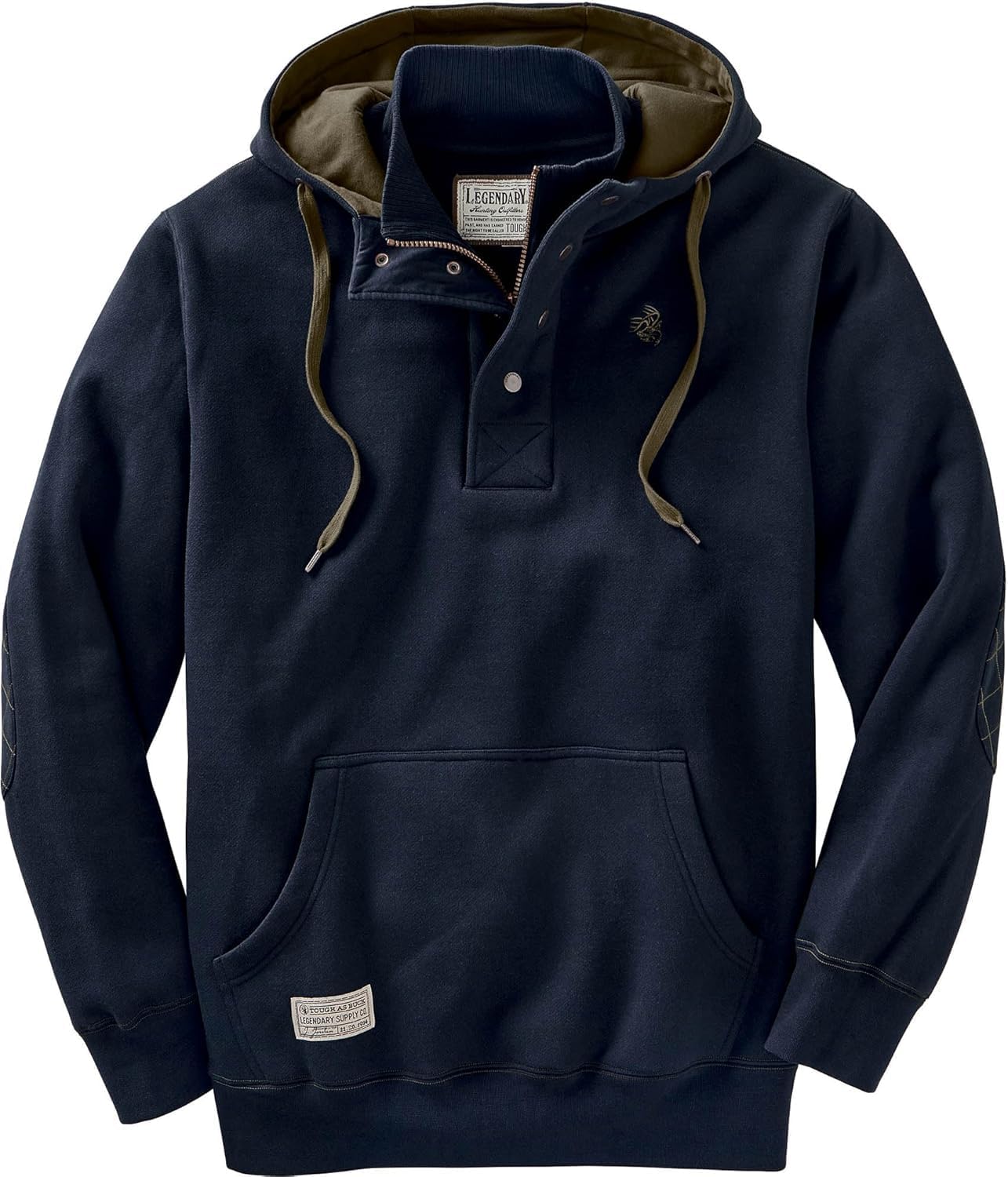 Tough as Buck 1/4 Zip Action Hoodie for Men - Legendary Whitetails
