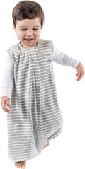 Woolino 4 Season Baby Sleep Bag 18-36m Gray - Merino Wool Lining