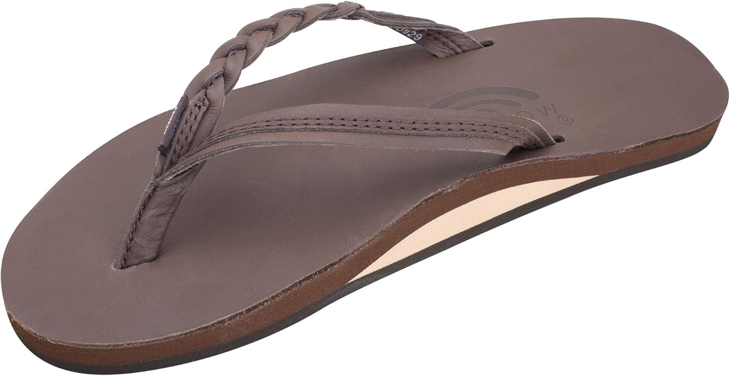 Rainbow Sandals Womens Flirty Braidy Premier Leather Sandals