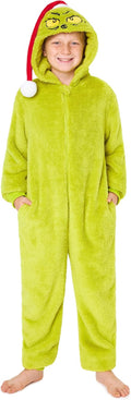 The Grinch One Piece Pajamas for Women - Cozy Fleece Jumpsuit