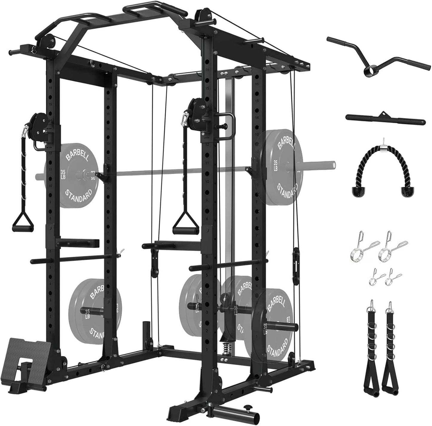 Mikolo 1500LBS Power Cage with Cable Crossover
