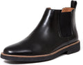 Men's Rockland Chelsea Boot - Polished Simulated Leather Dress Boot