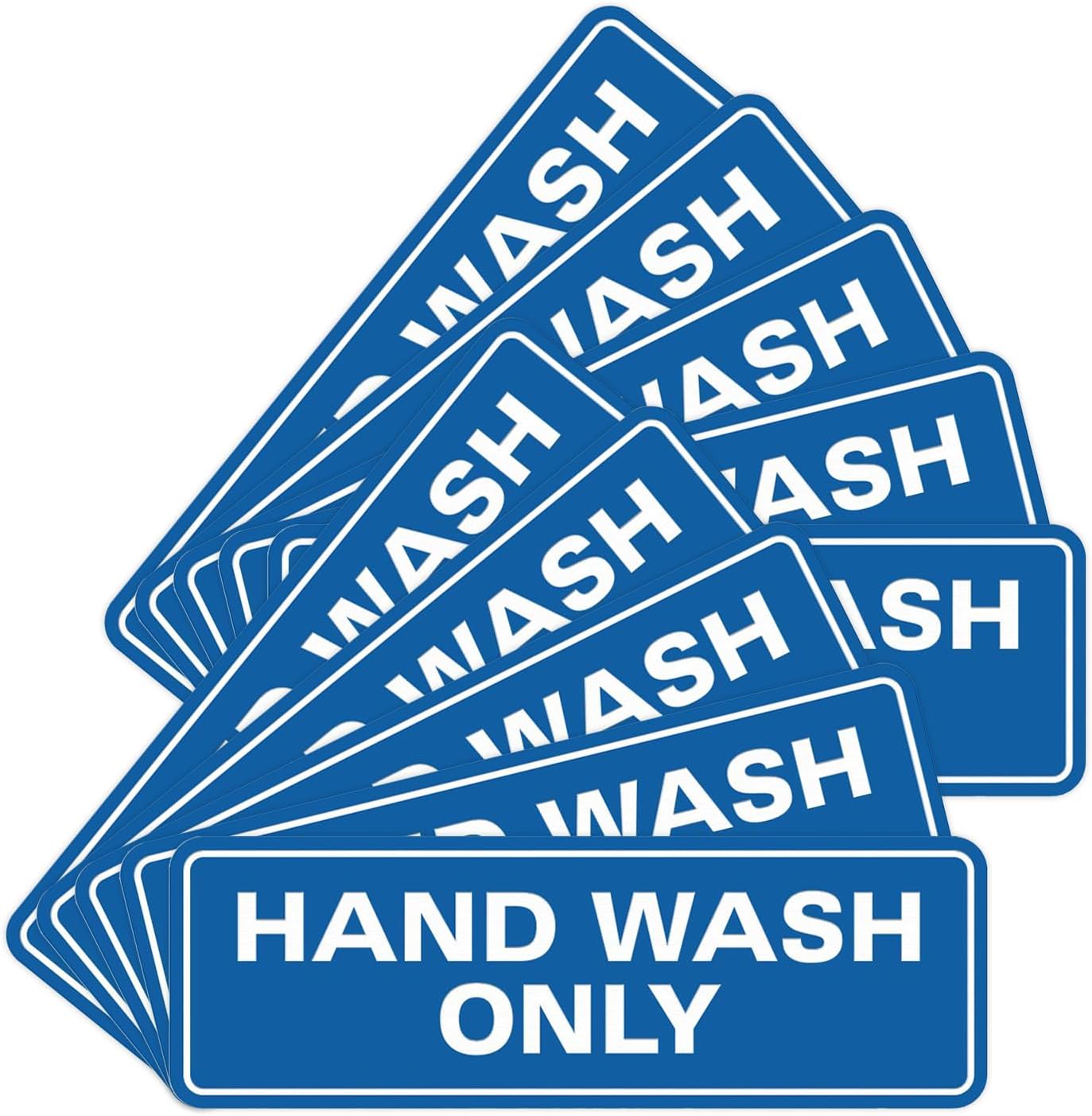 All Quality Standard Hand Wash Only Wall Sign for Kitchens