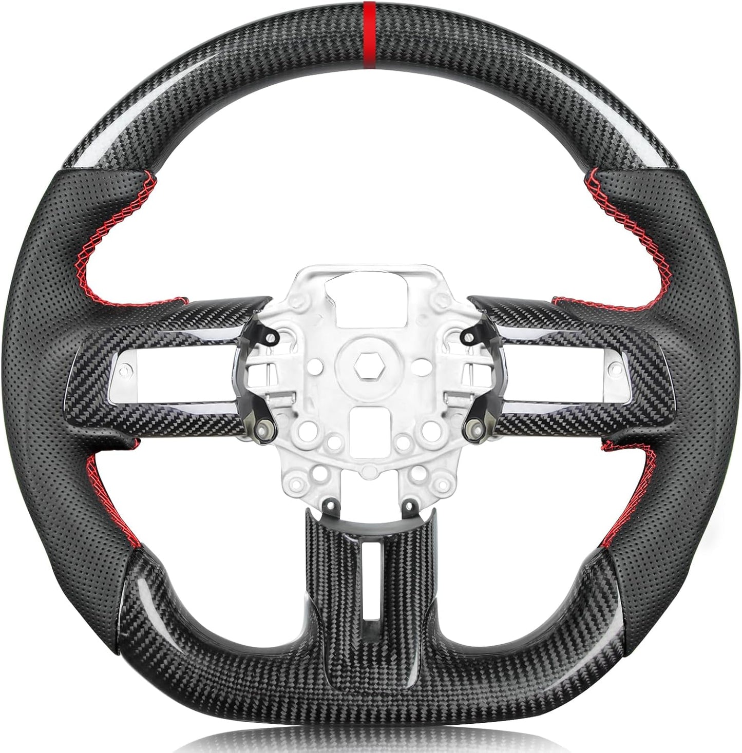 Carbon-Fiber Steering Wheel for Ford Mustang 2015-2017 Models