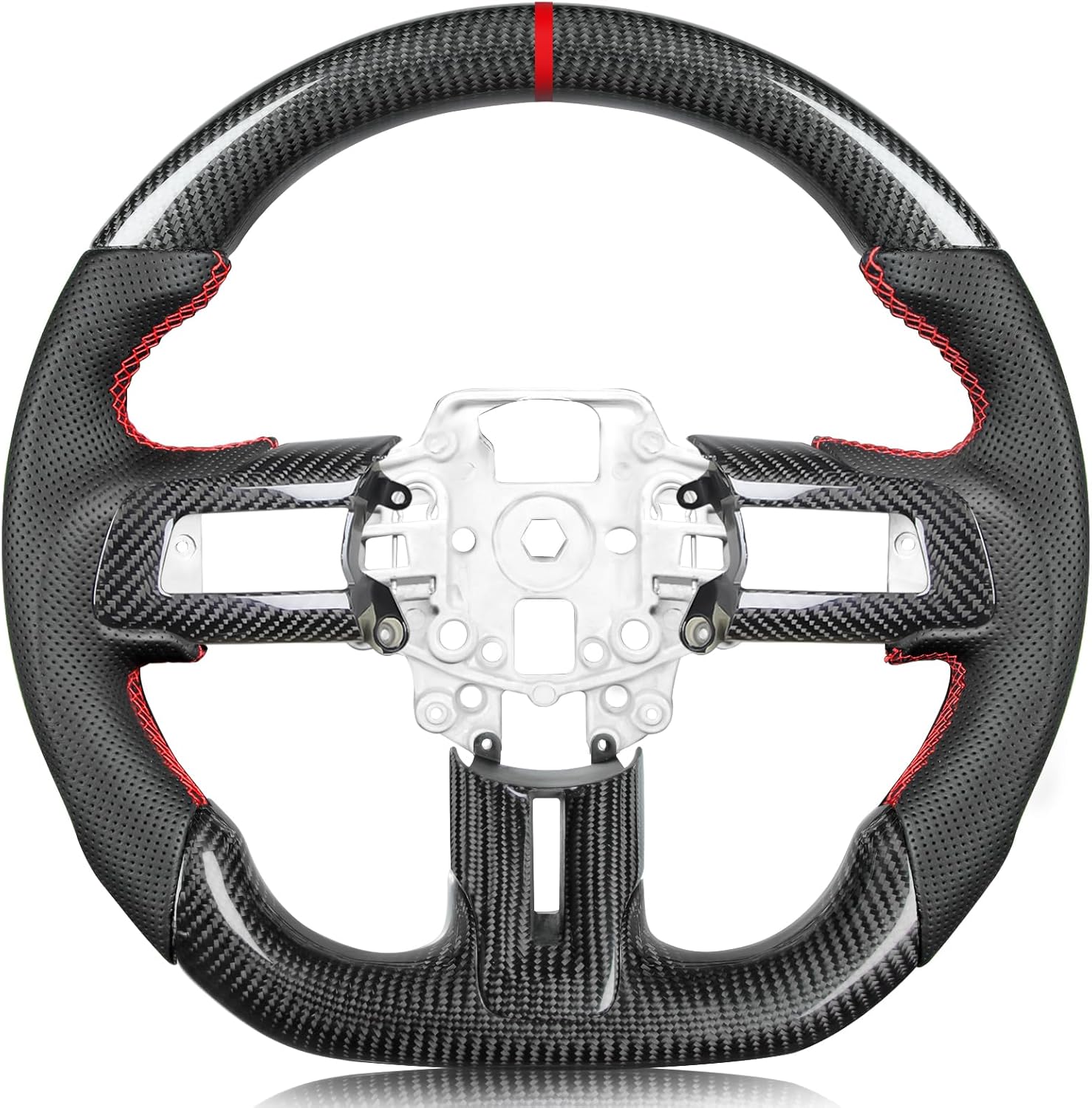 Carbon-Fiber Steering Wheel for Ford Mustang 2015-2017 Models
