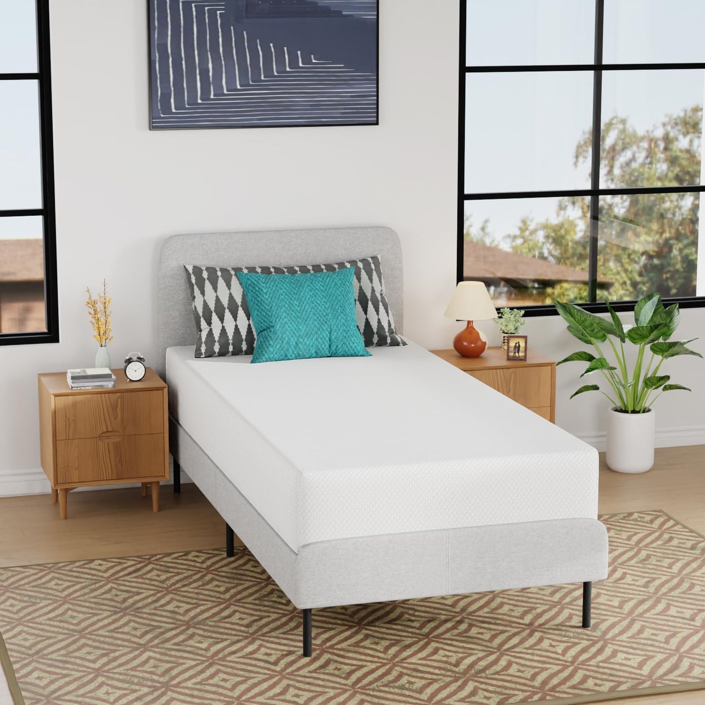 10 Inch Twin XL Mattress with Gel Memory Foam for Comfort