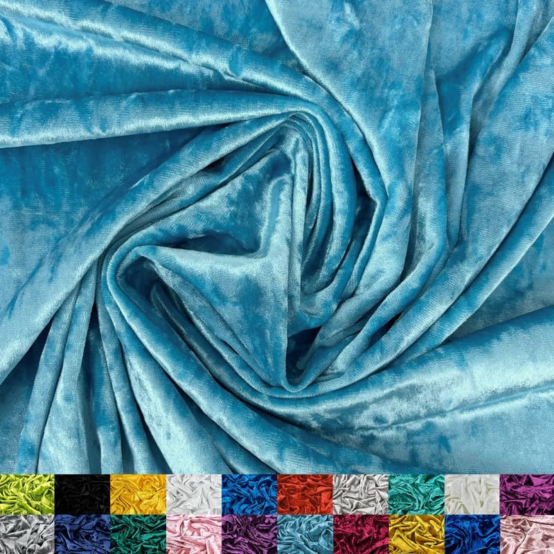 Crushed Velvet Fabric by Ice Fabrics - Soft & Versatile Use